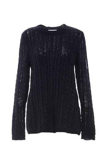 Velvet by Graham & Spencer Cable Knit Sweater Slide 1