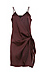 Side Wrap Tie Satin Dress Thumb 1