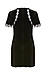 Fitted Lace Sleeve Velvet Dress Thumb 2