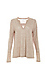 Long Sleeve Sheer V-Neck Blouse Thumb 1