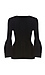 BCBGeneration Ribbed Peplum Sweater Thumb 2