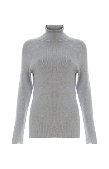 525 America Ribbed Turtleneck Sweater Slide 1