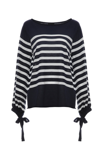 Frieda Long Sleeve Striped Top Slide 1