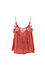 Keepsake Front Lace Accordion Pleat Chiffon Tank Thumb 2