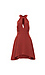 C/MEO Front Keyhole Halter Pocket Swing Dress Thumb 1