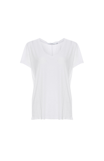 J Brand Janis V Neck Tee Slide 1