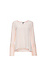 Pleated Contrast Bell Sleeve Long Sleeve Blouse Thumb 1