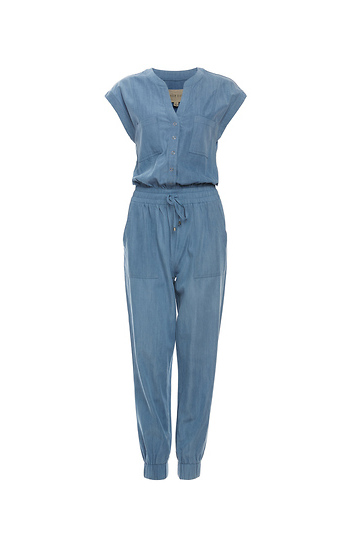 Moon River Cinched Waist Jumpsuit Slide 1