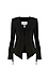BCBGeneration Lace-Up-Tie Tuxedo Blazer Thumb 1