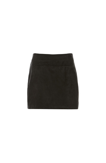 BCBGeneration Faux Suede Skort Slide 1