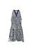 BCBGeneration Paisley Fit & Flare Halter Dress Thumb 1