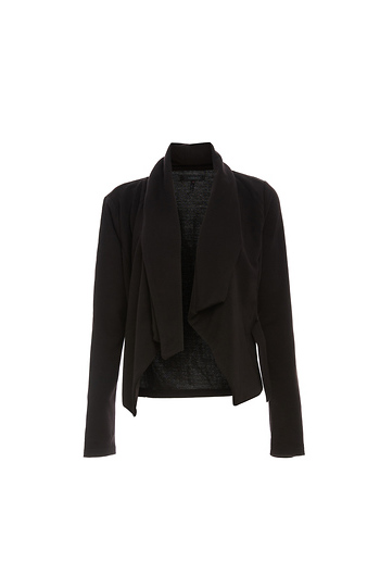 bobiBLACK Draped Front Buckle Blazer Slide 1