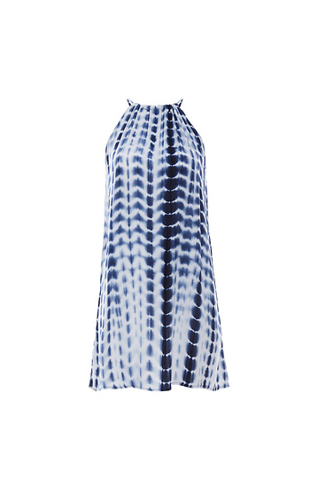 RAGA Sleeveless Halter Shift Dress Slide 1