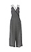 Striped Surplice Double Strap Jumpsuit Thumb 1