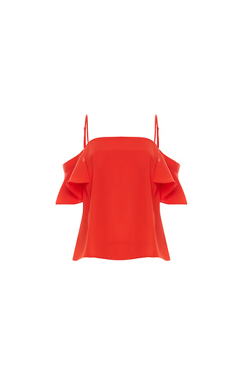 Short Sleeve Drop Shoulder Tank Blouse Slide 1