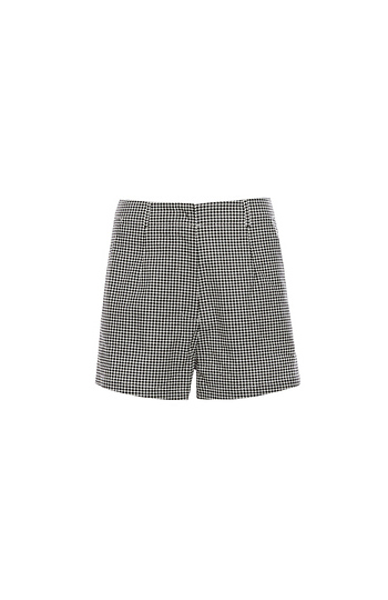 Houndstooth Highwaist Shorts Slide 1