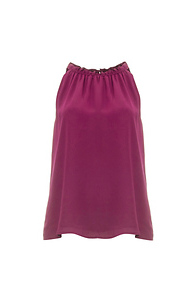 Kaitlyn Ruched Neck Top Slide 1
