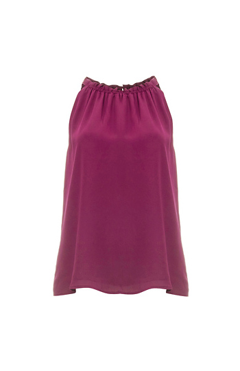 Kaitlyn Ruched Neck Top Slide 1