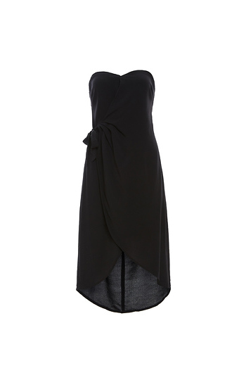 ASTR the Label Strapless Wrap Dress Slide 1