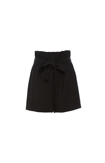 Emma Bow Tie  Waist Loose Shorts Slide 1