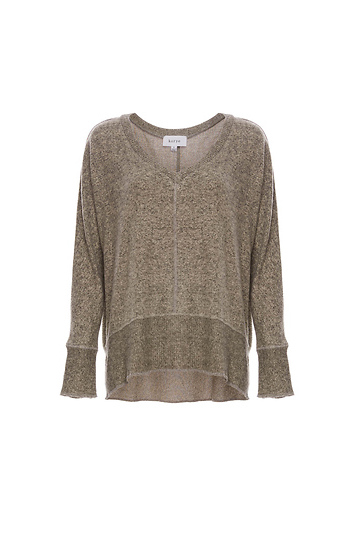 Hermosa High Low Knit Top Slide 1