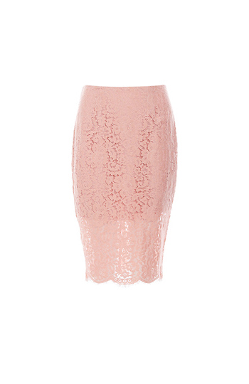 Keepsake Lace Pencil Skirt Slide 1