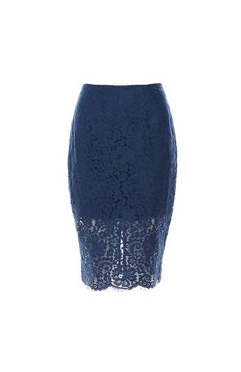 Keepsake Lace Pencil Skirt Slide 1