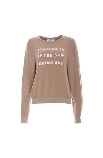 Wildfox Stay In Baggy Sweater Slide 1