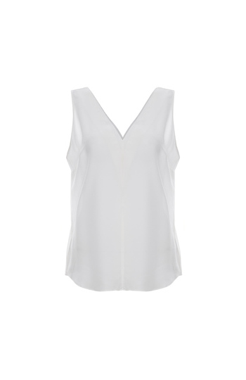 Tart Collections Silk V-Neck Top Slide 1