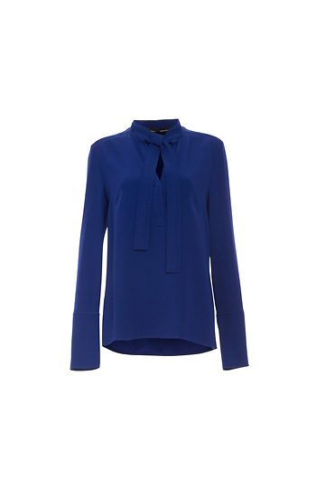 Proenza Schouler L/S Blouse with Neck Tie Slide 1