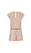 BCBGeneration Overlapping Pleats Striped Romper Thumb 2