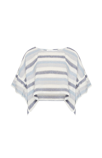 BCBGeneration Statement Sleeve Cropped Top Slide 1