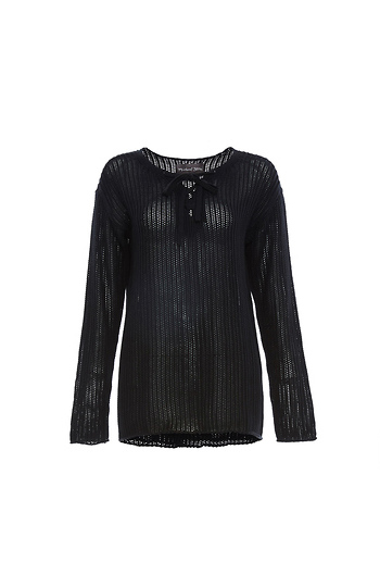 Michael Stars Lace-Up Sweater Slide 1