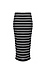 Midi Striped Pencil Skirt Thumb 2