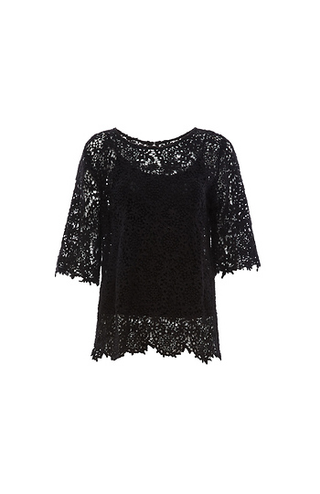 Velvet by Graham & Spencer Lace with Cami Top Slide 1