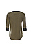 Chaser Blocked Jersey 3/4 Sleeve Shirttail Football Tee Thumb 2