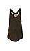 Chaser Cool Jersey Hi-Lo Racerback Tank w/ Drawstring Waist Thumb 1