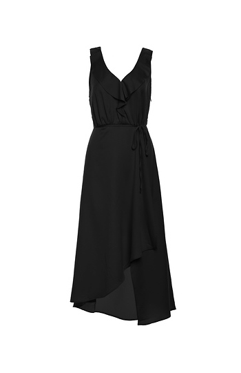 French Connection Surplice Waist Tie Dress Slide 1