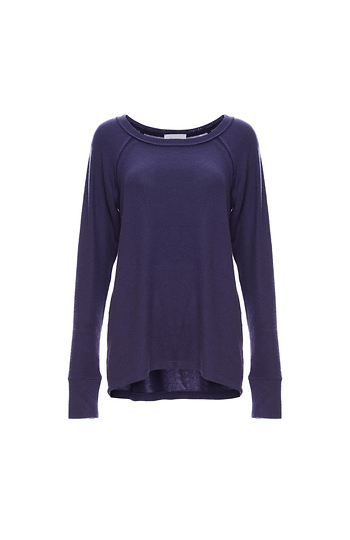 Ari Crew Neck Long Sleeve Top Slide 1