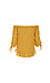 Bella Ruffle Hem Off Shoulder Tie Sleeve Top Thumb 2