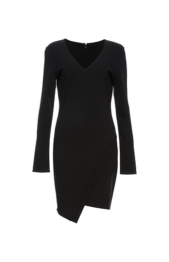 Elisa Long Sleeve V-Neck Dress Slide 1