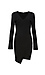 Elisa Long Sleeve V-Neck Dress Thumb 1