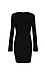 Elisa Long Sleeve V-Neck Dress Thumb 2