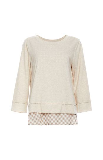 Mystree Back Bow Sweater with Undershirt Slide 1