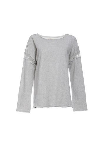 Mystree Crew Neck Cutout Sweater Slide 1