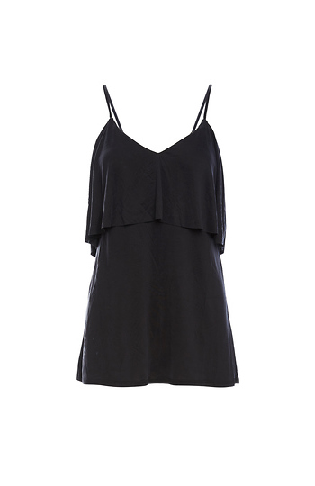 Tart Collections Ruffle Sleeveless Top Slide 1