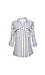 Shayla Striped Button Up Shirt w/ Contrast Pockets Thumb 1