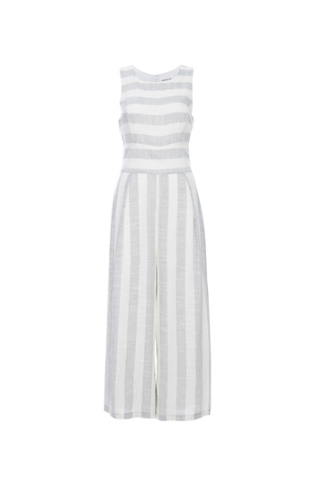 Sleeveless Striped Jumpsuit Slide 1