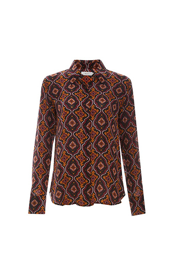 A.L.C. Button Up Print Top Slide 1