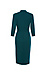 V-Neck 3/4 Sleeve Bodycon Dress Thumb 2